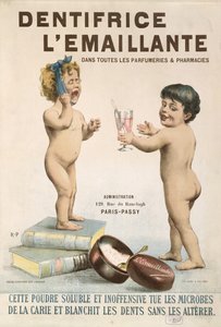 1892年，LEmaillante Dentifrice的广告 作者 法语学校