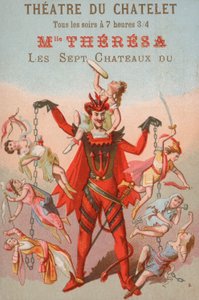 在巴黎Theatre du Chatelet表演的广告 作者 法语学校