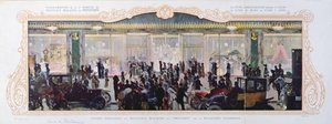 1910年在巴黎百货公司Printemps开设新建筑的广告 作者 法语学校