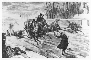 亚历山大二世于1881年3月13日在圣彼得堡遇刺身亡 作者 法语学校