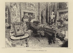 Alexandre Dumas the Younger在他的研究中 作者 法语学校