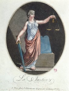 法律的寓言，由J. Chereau出版，巴黎，1792年 作者 法语学校