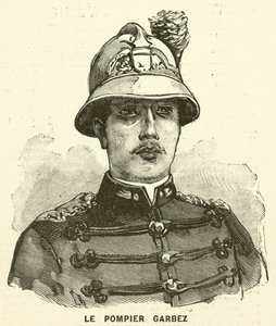 Alphonse Garbez, French firefighter (engraving) 作者 法语学校