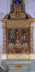Altar Saint Clair (also called altar Saint Roch) 作者 法语学校