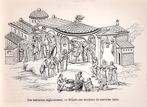 在9世纪的缩影之后，在诺曼人到来之前，英格兰的盎格鲁撒克逊家园 作者 法语学校