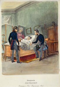 萨克森王国的一名陆军医生，1840年 作者 法语学校