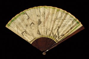 约1796年的Assignat风扇（纸和木） 作者 法语学校