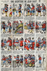 法国私掠者让-巴特（1650 - 1702）的一次冒险。19世纪末的埃皮纳尔成像。 作者 法语学校