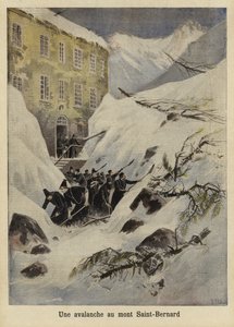 1897年在瑞士Great St Bernard Pass发生雪崩