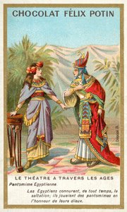 Ancient Egyptian pantomime (chromolitho) 作者 法语学校
