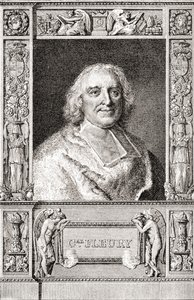 弗雷瑞斯主教André-Hercule de Fleury，1653年至1743年。法国红衣主教兼路易十五首席部长。从1908年出版的免费时间。 作者 法语学校