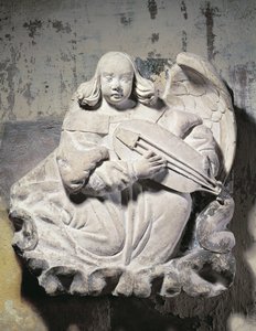 天使音乐家演奏弦乐器（浅浮雕） 作者 法语学校