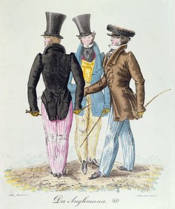 Anglomaniacs，c.1830 作者 法语学校