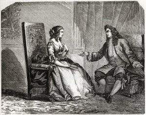 Enclos的 "Anne Ninon"（或Ninon de Lenclos或Ninon de Lanclos）。 作者 法语学校
