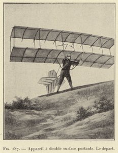 Appareil a double surface portante, Le depart (engraving) 作者 法语学校