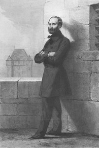 Armand Barbès，约1848年（雕刻）。 作者 法语学校