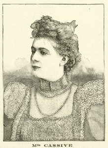 阿曼德·卡西弗，法国女演员（版画） 作者 法语学校