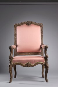 扶手椅，c.1715-1723 作者 法语学校