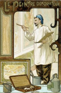 工匠：画家装饰师- Chromo。 作者 法语学校