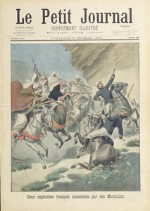 1902年2月9日摩洛哥人从贝尼 - 斯米尔部落暗杀了两名来自外国军团的法国船长，报道了“Le Petit Journal”