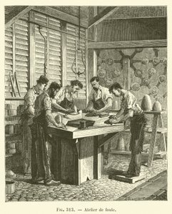 雕刻工作室 作者 法语学校