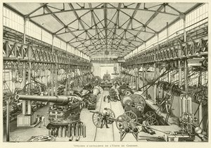 Usine du Creusot 火炮工作坊（雕刻） 作者 法语学校