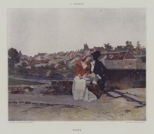 Aveux (Confessions) (colour litho) 作者 法语学校