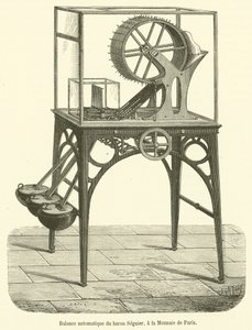 Baron Seguier 的自动摆轮，在 Monnaie de Paris（雕刻） 作者 法语学校