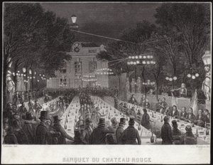 Chateau Rouge宴会 作者 法语学校