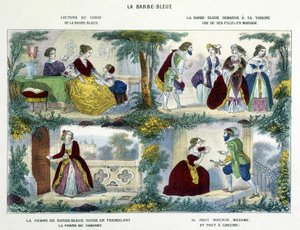 Barbe-Bleue - in “” Historiettes naïves et enfantines”” by Perrault, ed. Haguenthal 作者 法语学校