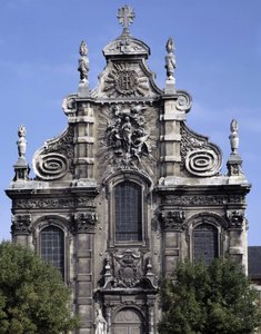巴洛克式建筑：耶稣会教堂的正面（现在的神圣艺术博物馆）（1692 年）。 康布雷，北 (59)。 作者 法语学校