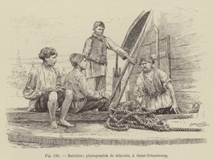 Bateliers (engraving) 作者 法语学校