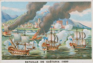 Guetaria战役，1638年 作者 法语学校