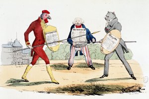 战斗单数（报纸“”La Gazette”、“”Le Moniteur”和“”Daily”之间的决斗）——在“”LaSilhouette””” 作者 法语学校