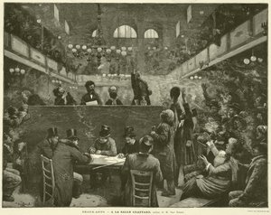 美术，在格拉法德大厅，M Jean Beraud 作画（版画） 作者 法语学校