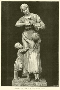 Beaux-Arts，Le Pain，Albert Lefeuvre 组（版画） 作者 法语学校