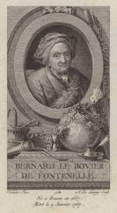 Bernard Le Bovier de Fontenelle，法国作家（版画） 作者 法语学校