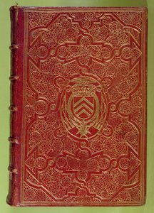 Armand-Jean du Plessis徽章，红衣主教Richelieu（1585-1642）（红色皮革和金色）的书籍封面 作者 法语学校