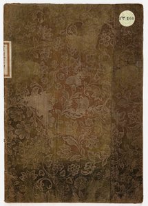 卢卡公爵宫礼仪书，卢卡，1805年（刺绣纺织品和纸） 作者 法语学校