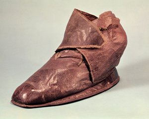 靴子属于Charles Maurice de Talleyrand-Perigord（1754-1838）（皮革） 作者 法语学校