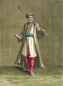 保加利亚服装，从Levant Costume Collection，1707-8的插图 作者 法语学校