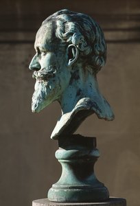 爱德华·马奈半身像（1832-83 年）（青铜）（另见 287311） 作者 法语学校