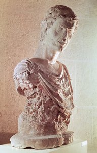 皇帝弗雷德里克二世（1194-1250）（石灰石）的半身像