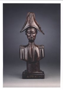 Jean-Jacques Dessalines的半身像（约1758-1806）（木头）