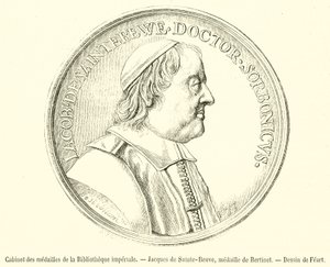 皇家图书馆奖章柜，Jacques de Sainte-Beuve，Bertinet 奖章（雕刻） 作者 法语学校