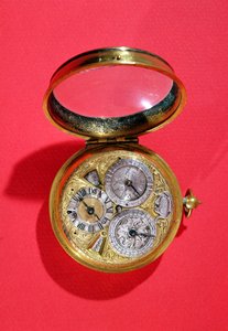 日历表，c.1690（镀金黄铜） 作者 French School