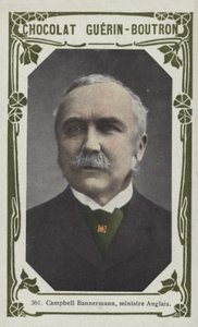 Campbell Bannermann，英国部长（彩色照片）