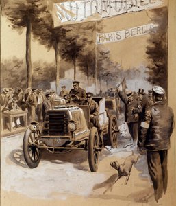 巴黎与柏林之间的汽车竞赛 作者 法语学校