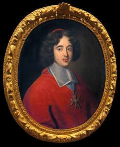 红衣主教德布永 (Cardinal de Bouillon)，1660 年至 1715 年间的图尔努斯 (Tournus) 神父，是建造酒店的发起人。 匿名绘画，17 世纪法国艺术。 Hotel Dieu，Musee Greuze，Tournus。 作者 法语学校
