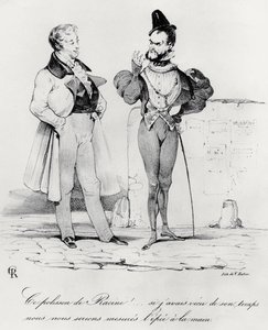赫尔克尼时代浪漫主义戏剧的漫画作者：Victor Hugo 1802-85）（1829） 作者 法语学校